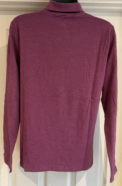 EX Seasalt Purple Landing Top Roll Neck Long Sleeve Size 143