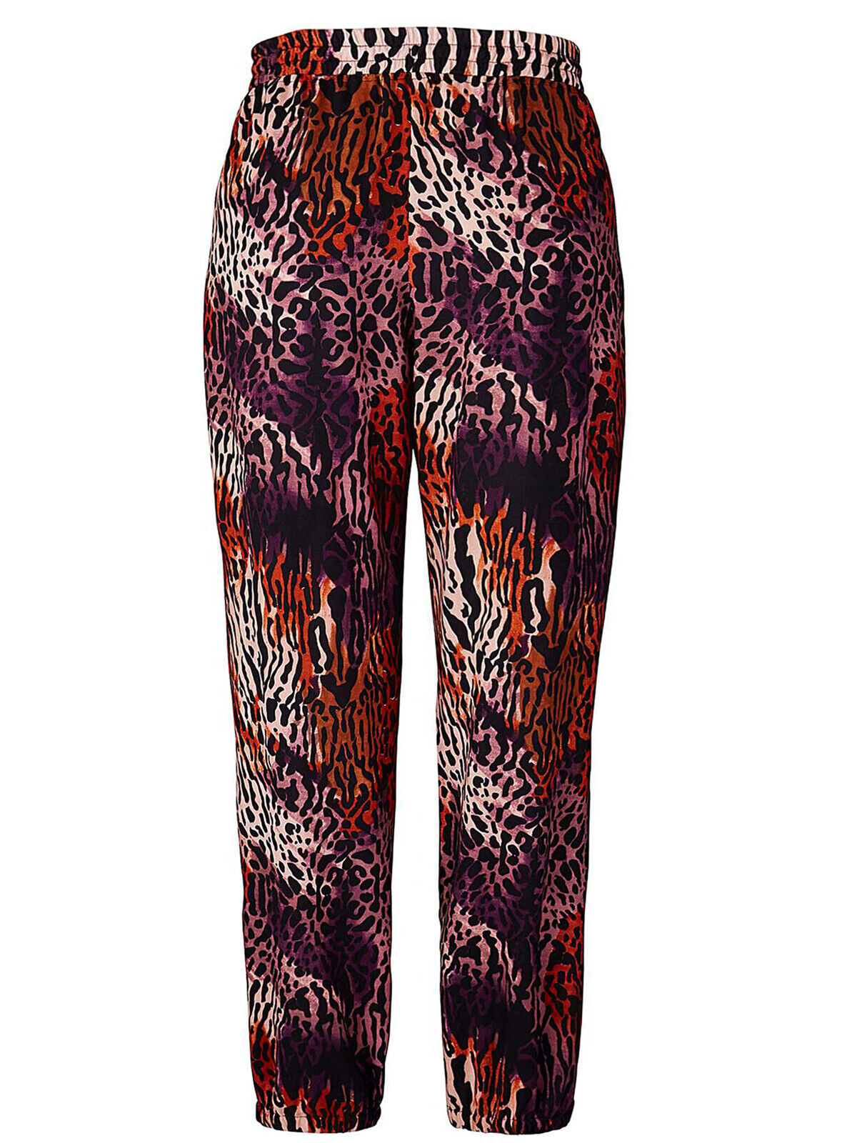 Capsule Black Printed Woven Harem Joggers in Sizes 20 or 32