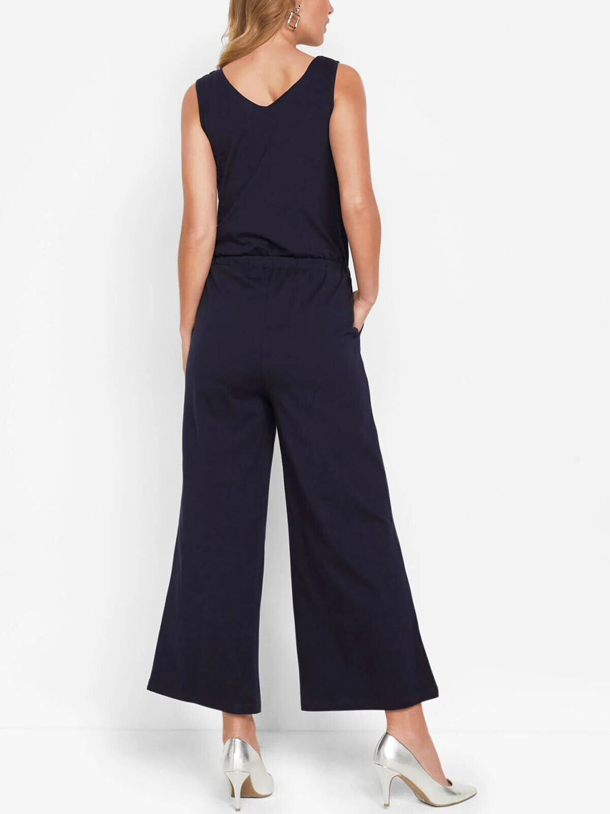 BPC Black Sleeveless Embellished Jumpsuit 14/16, 18/20, 22/24, 26/28, 30/32