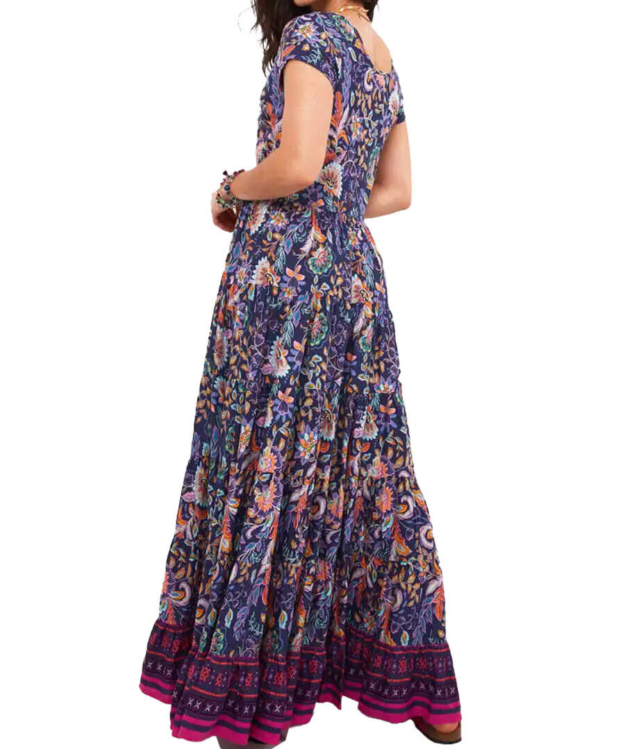 Joe Browns Tabitha Boho Border Crinkle Maxi Dress Sizes 12, 16, 18 RRP £68