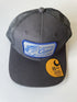 Carhartt Dark Grey Force Canvas Mesh Back Graphic Fish Logo Workwear Cap0