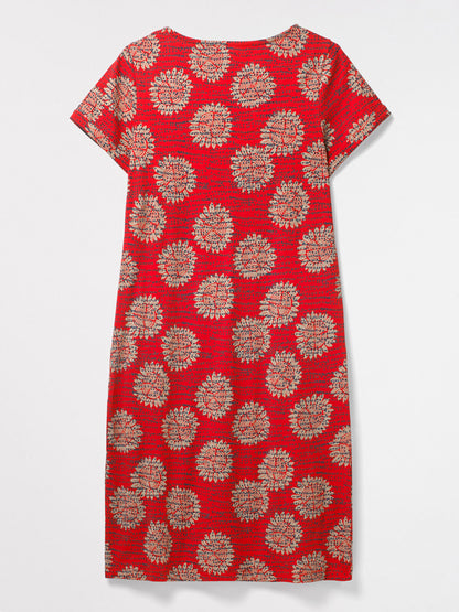EX WHITE STUFF Coral Selina Fairtrade Dress in Size 8 RRP £553