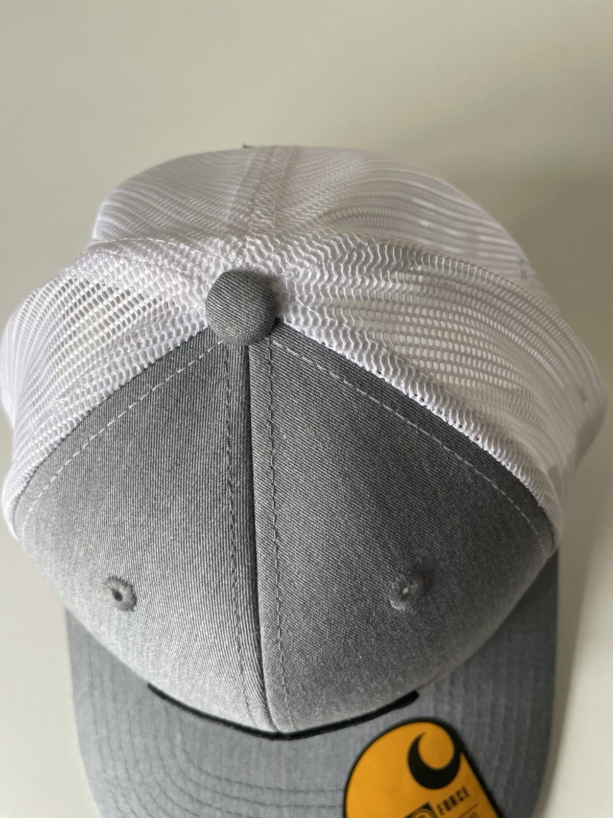 Carhartt  Grey/White Force Cap Canvas Mesh Back Graphic Logo Workwear Cap3