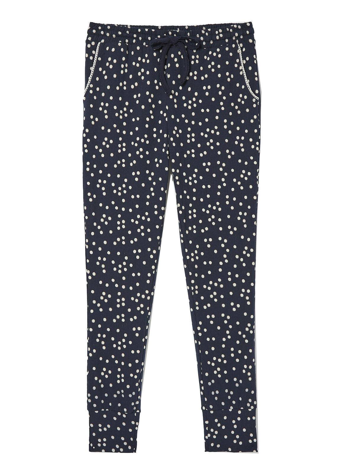 EX Fat Face Navy Ellie Spot Pyjama Lounge Pants Leggings 6 8 10 12 14 RRP £29.50