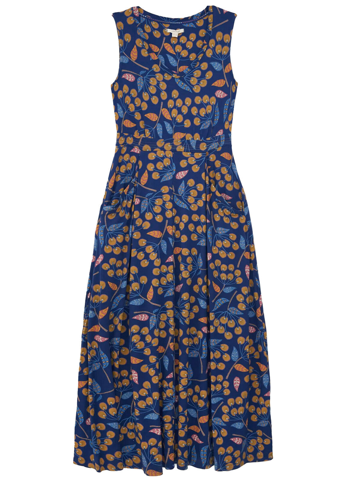 EX WHITE STUFF Blue Sophie Maxi Dress in Sizes 10, 12, 14, 16 RRP £59