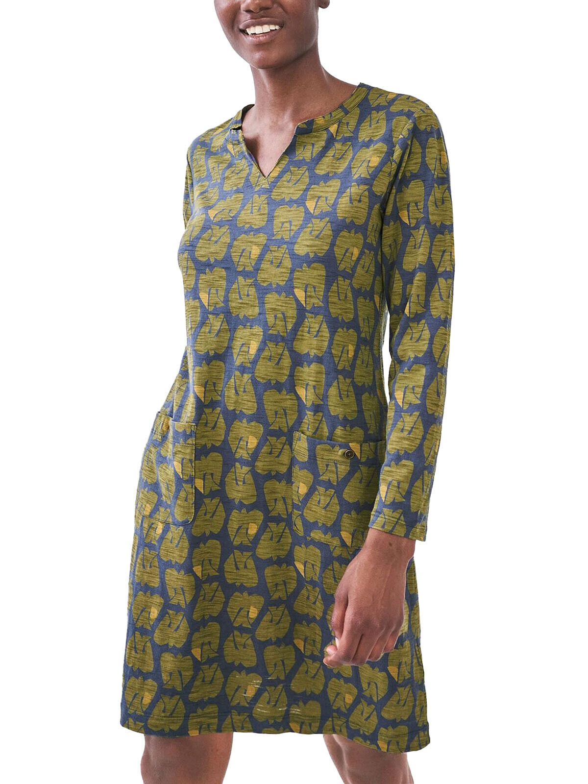 EX WHITE STUFF Green Bea Dress in Sizes 10 or 18 RRP £59