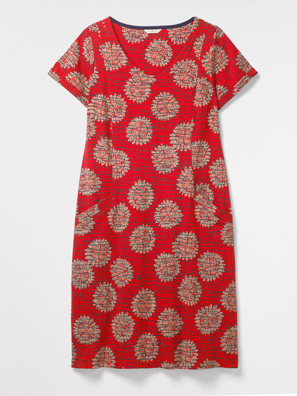 EX WHITE STUFF Coral Selina Fairtrade Dress in Size 8 RRP £552