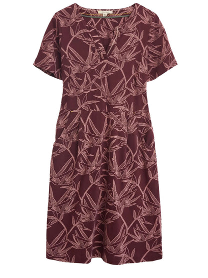 EX WHITE STUFF Ruby Dress Brown in Sizes 8, 10, 12, 14, 16, 18, 20, 22 RRP £55