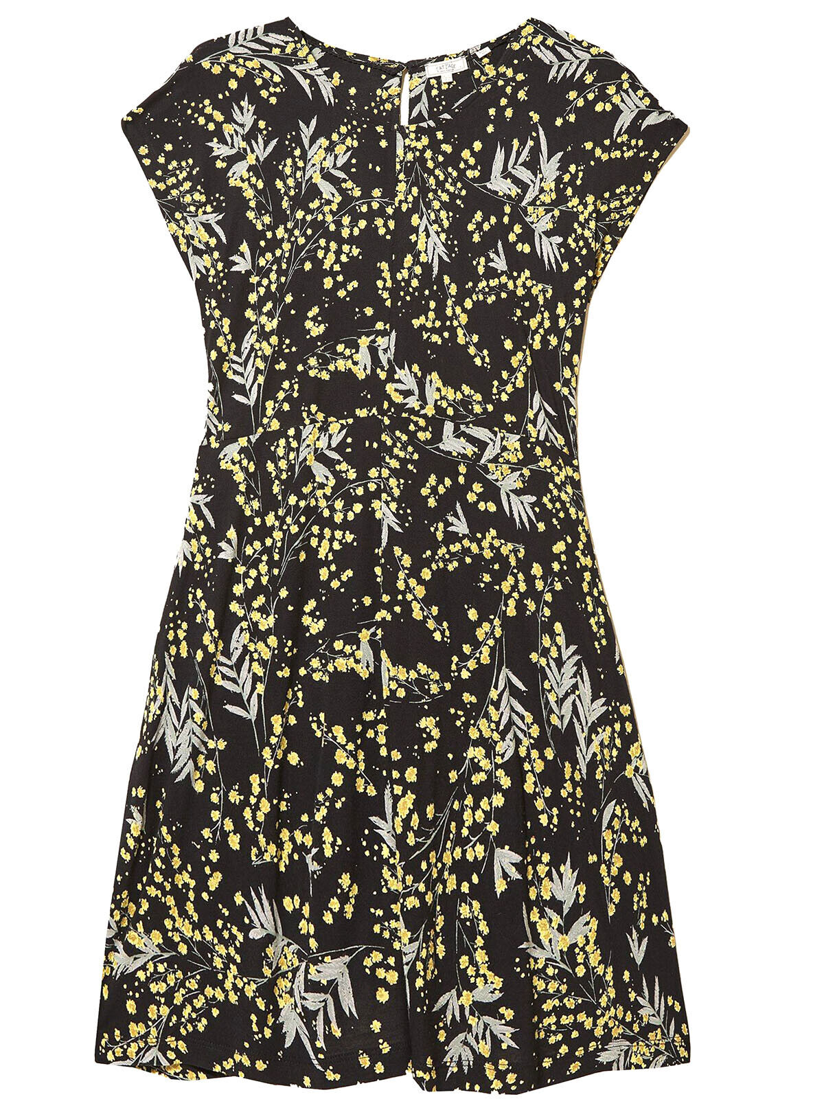 EX Fat Face Black Erin Mimosa Jersey Dress in Sizes 10, 12, 14, 16 RRP £46