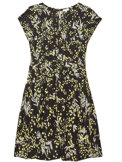 EX Fat Face Black Erin Mimosa Jersey Dress in Sizes 10, 12, 14, 16 RRP £46