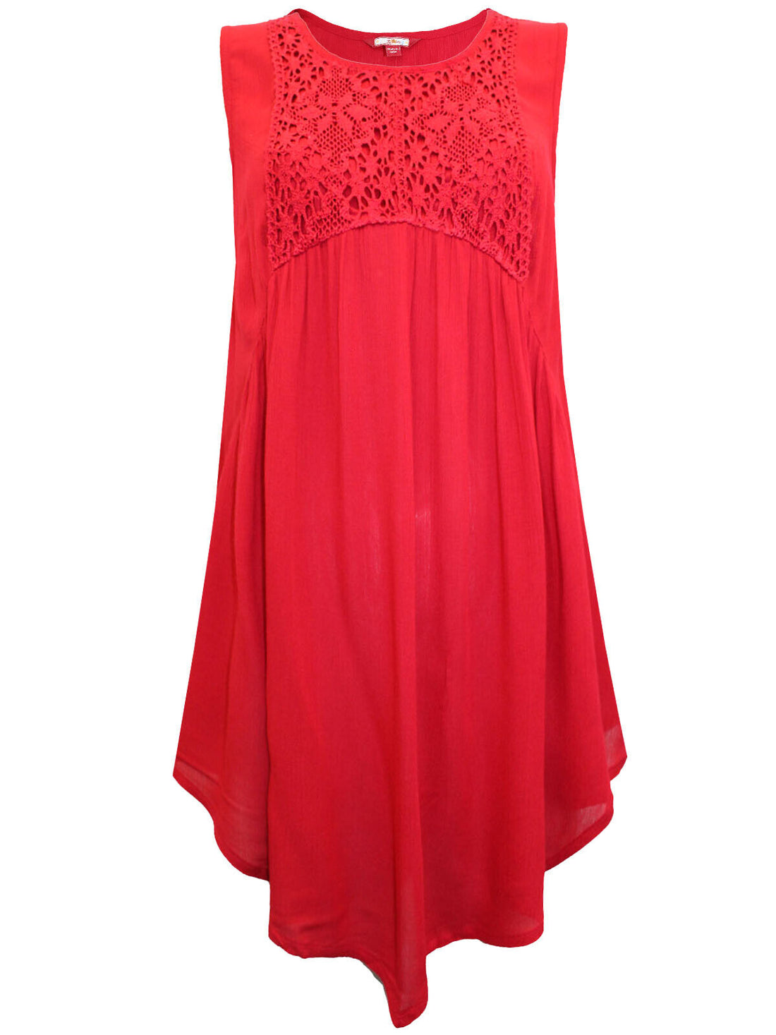 Joe Browns Red Curious Crochet Tunic in Sizes 12, 14, 18, 20, 24, 26, 28, 30, 32