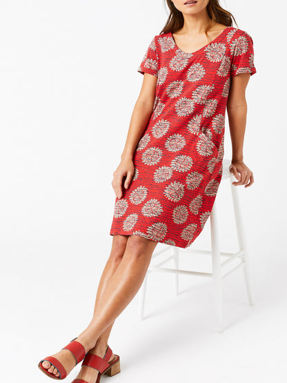 EX WHITE STUFF Coral Selina Fairtrade Dress in Size 8 RRP £550