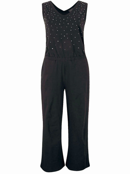 BPC Black Sleeveless Embellished Jumpsuit 14/16, 18/20, 22/24, 26/28, 30/32