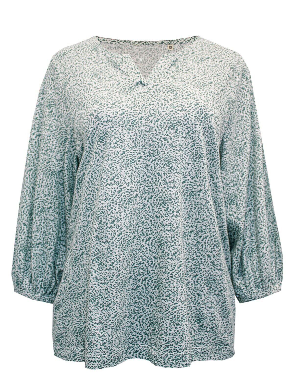 EX Seasalt Sage Crayon Blouson Sleeve Top in Size 18 SECONDS