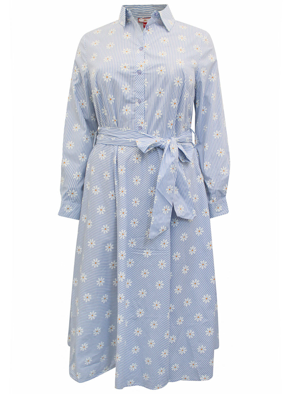 Joe Browns Blue The Maybelle Shirt Midi Dress in Sizes 20, 22, 24 RRP £70