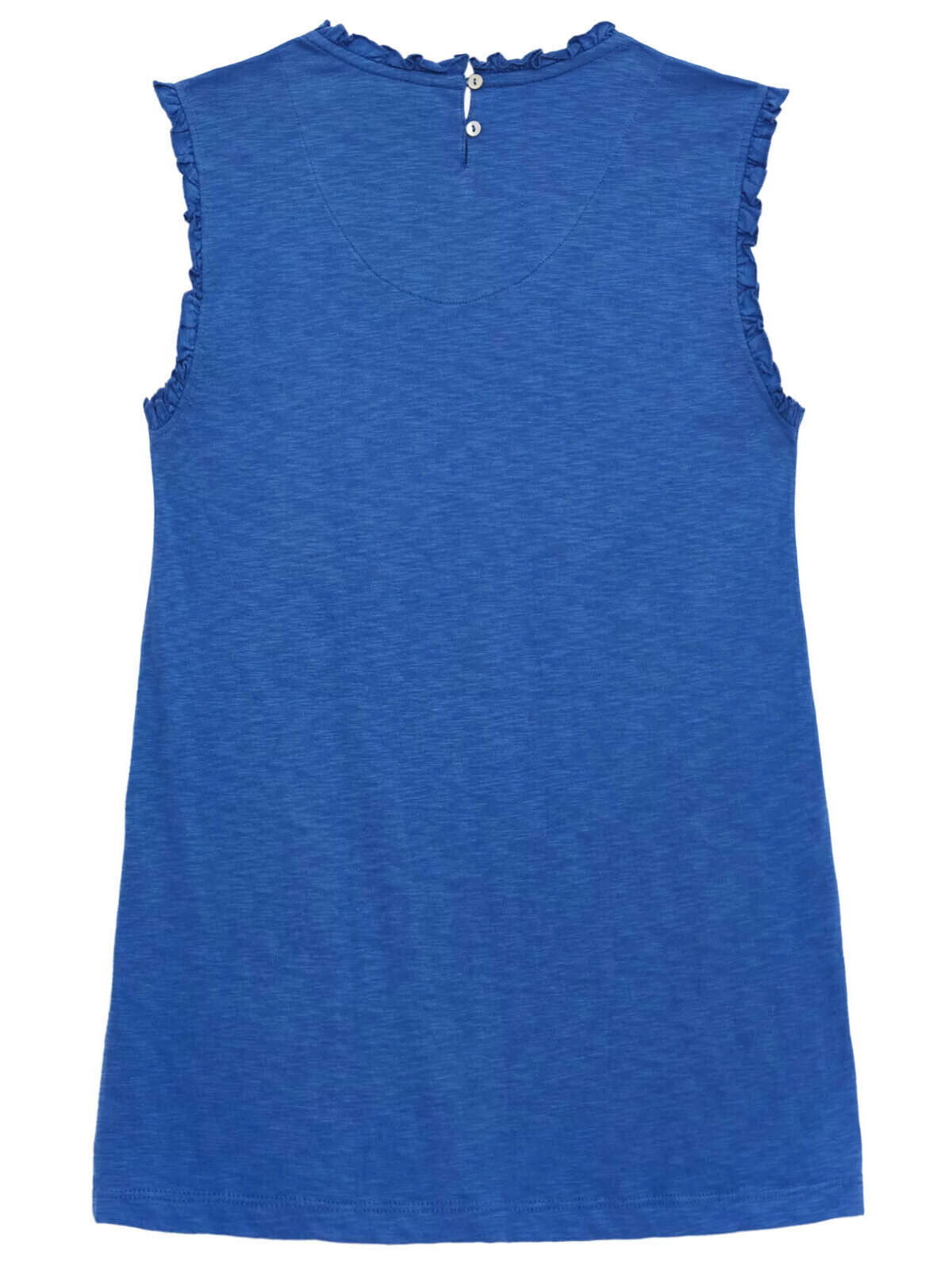 EX WHITE STUFF Blue Effie Jersey Vest in Sizes 8, 10, 12, 14, 20 RRP £25