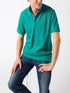 WHITE STUFF Sea Green Mens Pure Cotton Shoreside Fairtrade Polo in Size 3XL0
