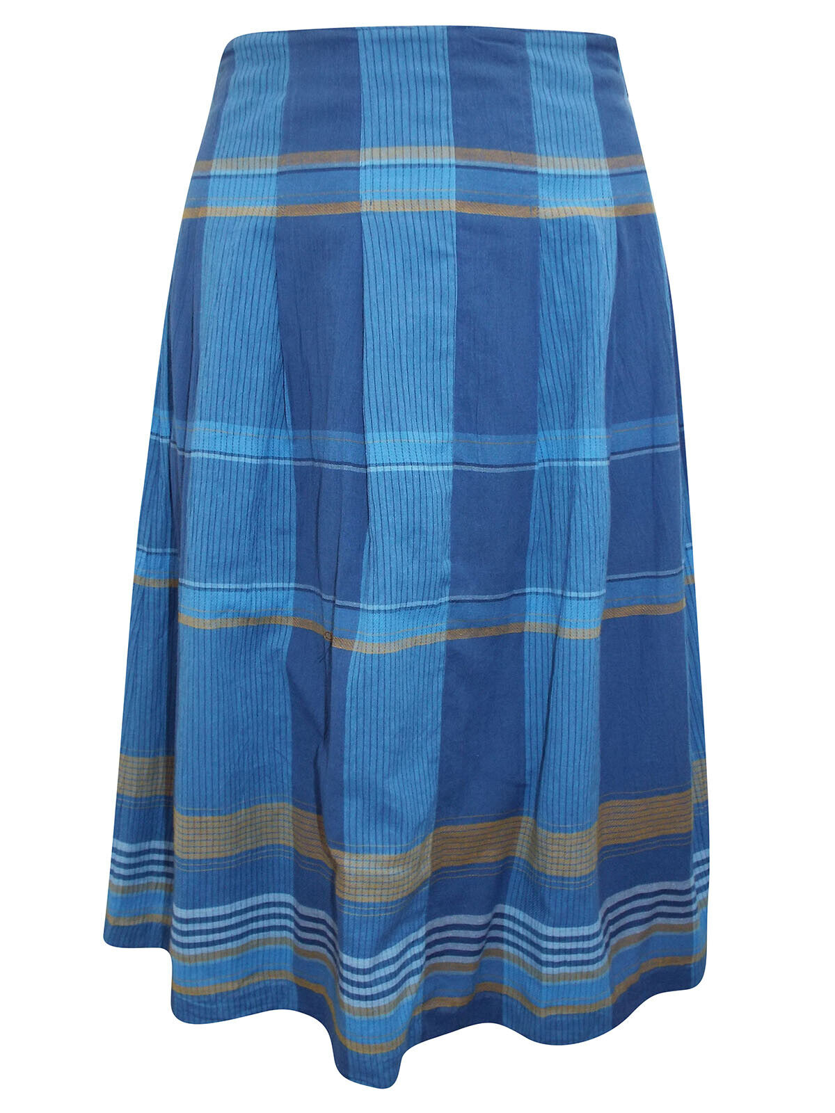 EX SEASALT Blue Needlework Voyage Yarn Dyed Biscornu Skirt Sizes 10-20 RRP £65