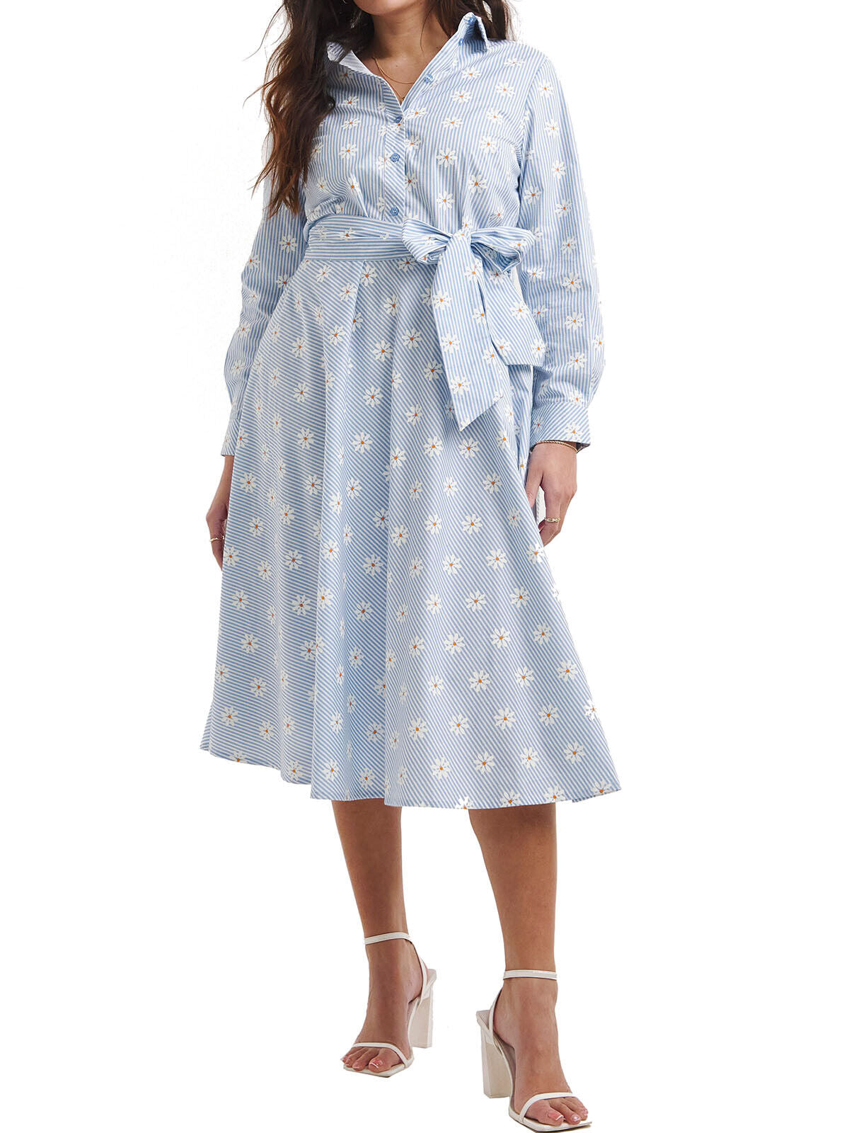 Joe Browns Blue The Maybelle Shirt Midi Dress in Sizes 20, 22, 24 RRP £70