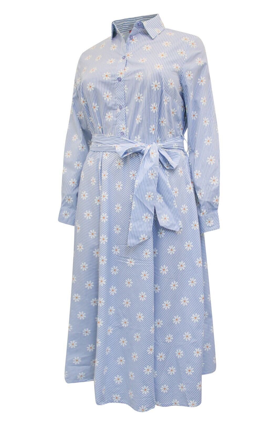 Joe Browns Blue The Maybelle Shirt Midi Dress in Sizes 20, 22, 24 RRP £70