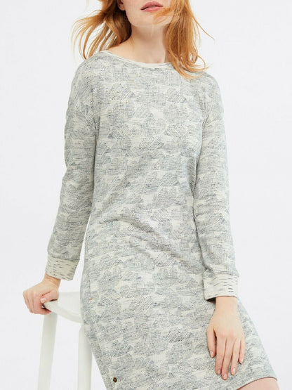 EX WHITE STUFF Grey Cloudy Day Sweater Dress in Size 12 RRP £550
