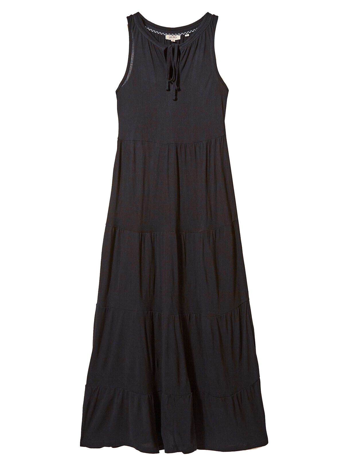 EX Fat Face Black Suri Jersey Maxi Dress in Sizes 10, 12, 14, 16 RRP £49.50