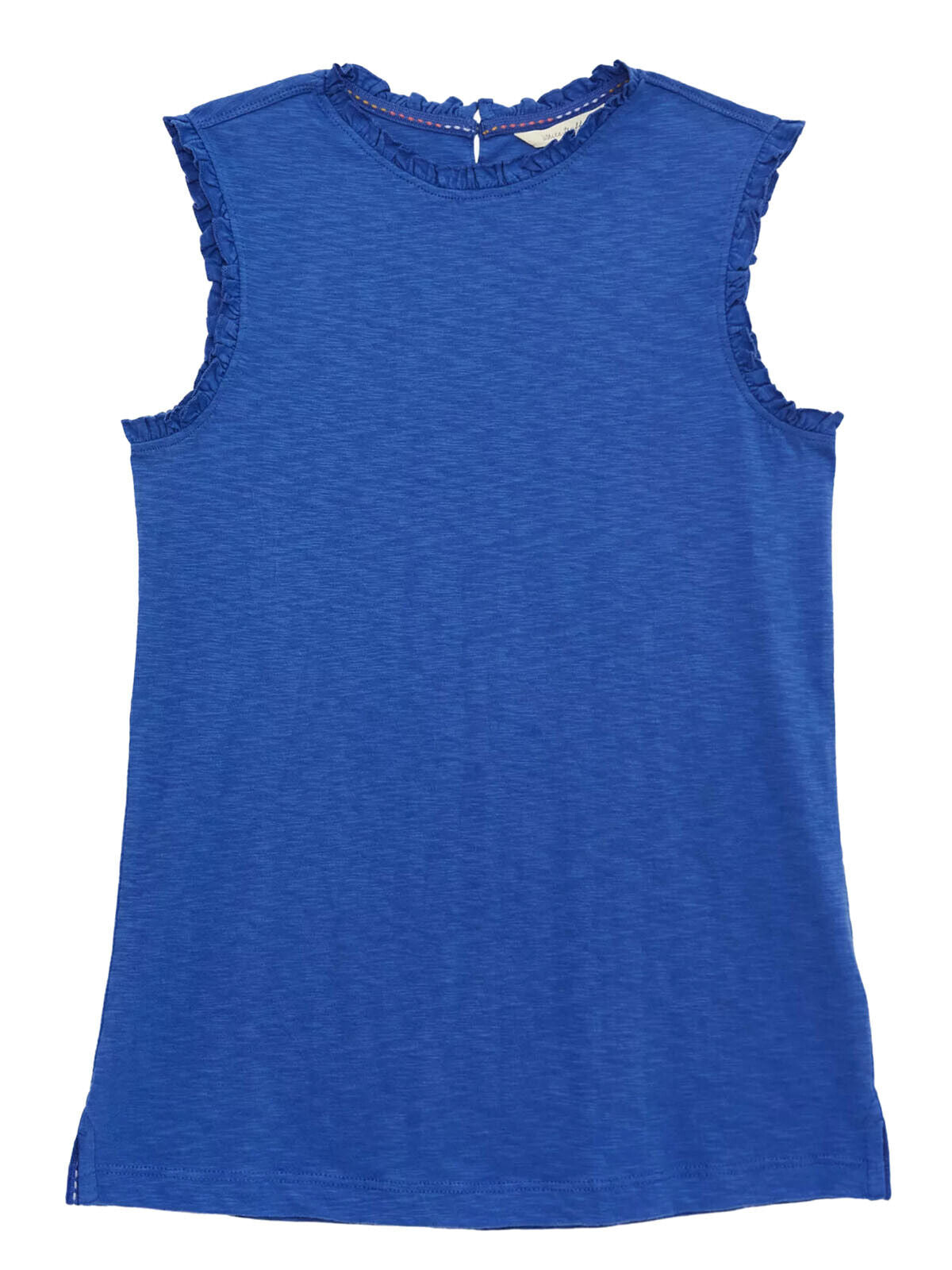 EX WHITE STUFF Blue Effie Jersey Vest in Sizes 8, 10, 12, 14, 20 RRP £25