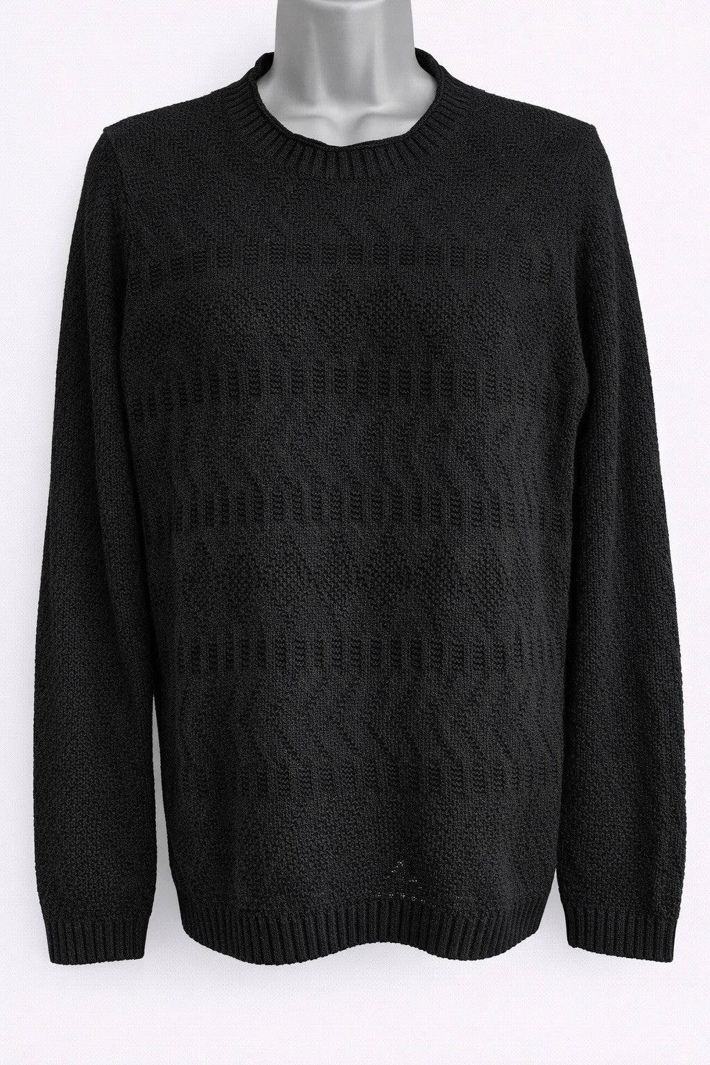 EX Seasalt Black Knitted Kinter Jumper RRP £65.95 Size 12 (18" pit to pit)0