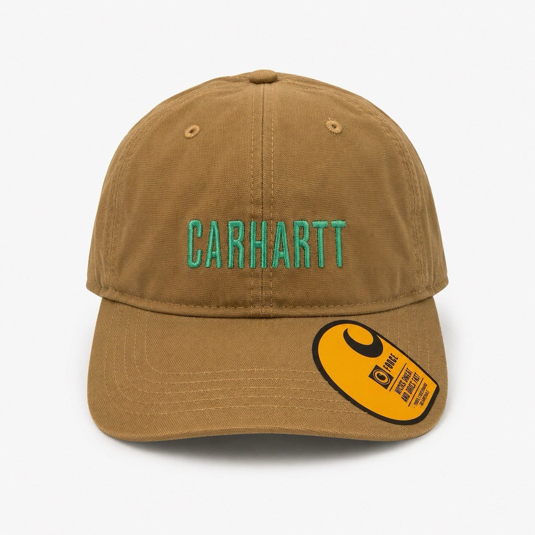 Carhartt Brown/Green Cotton Cap Odessa Graphic SECONDS0