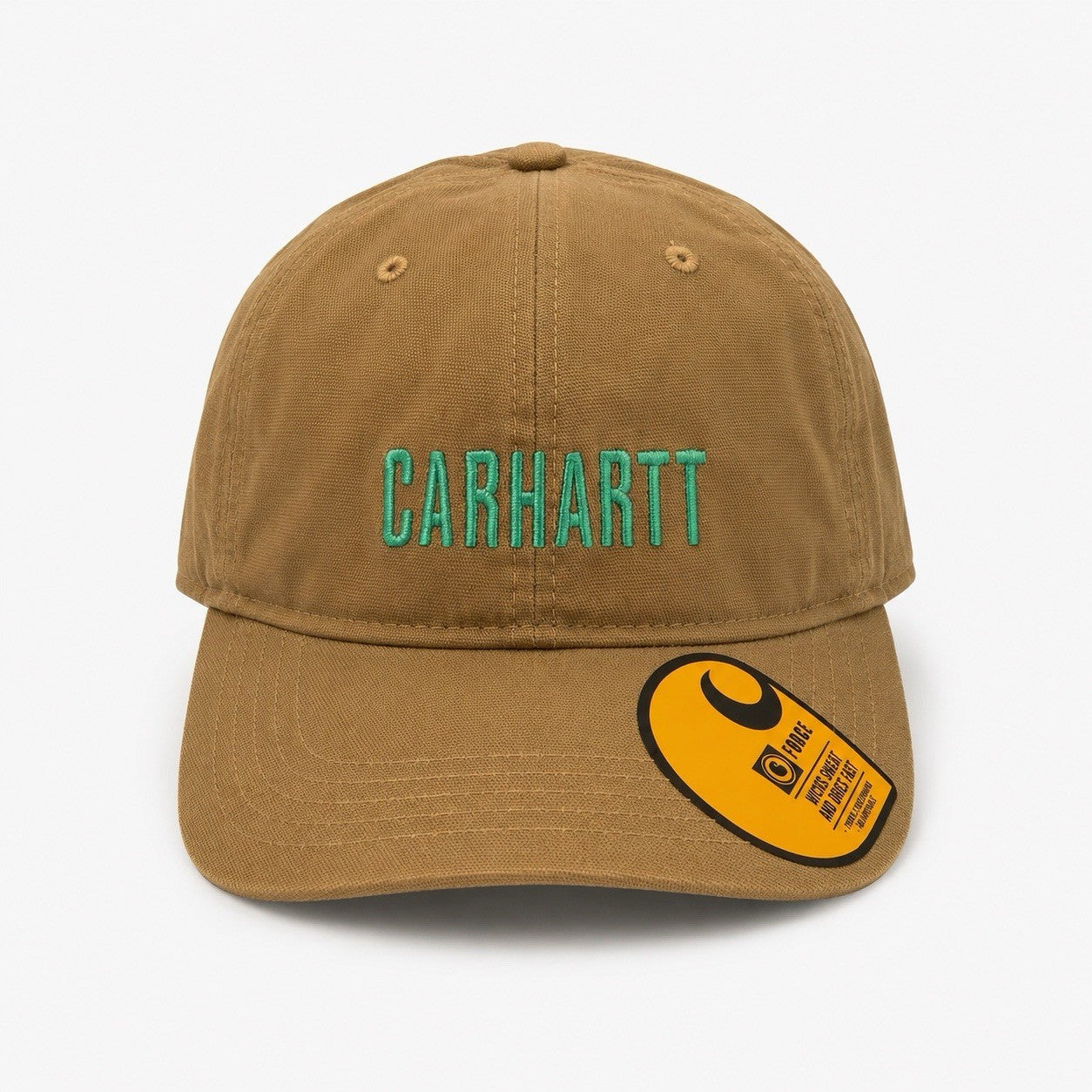 Carhartt Brown/Green Cotton Cap Odessa Graphic SECONDS0