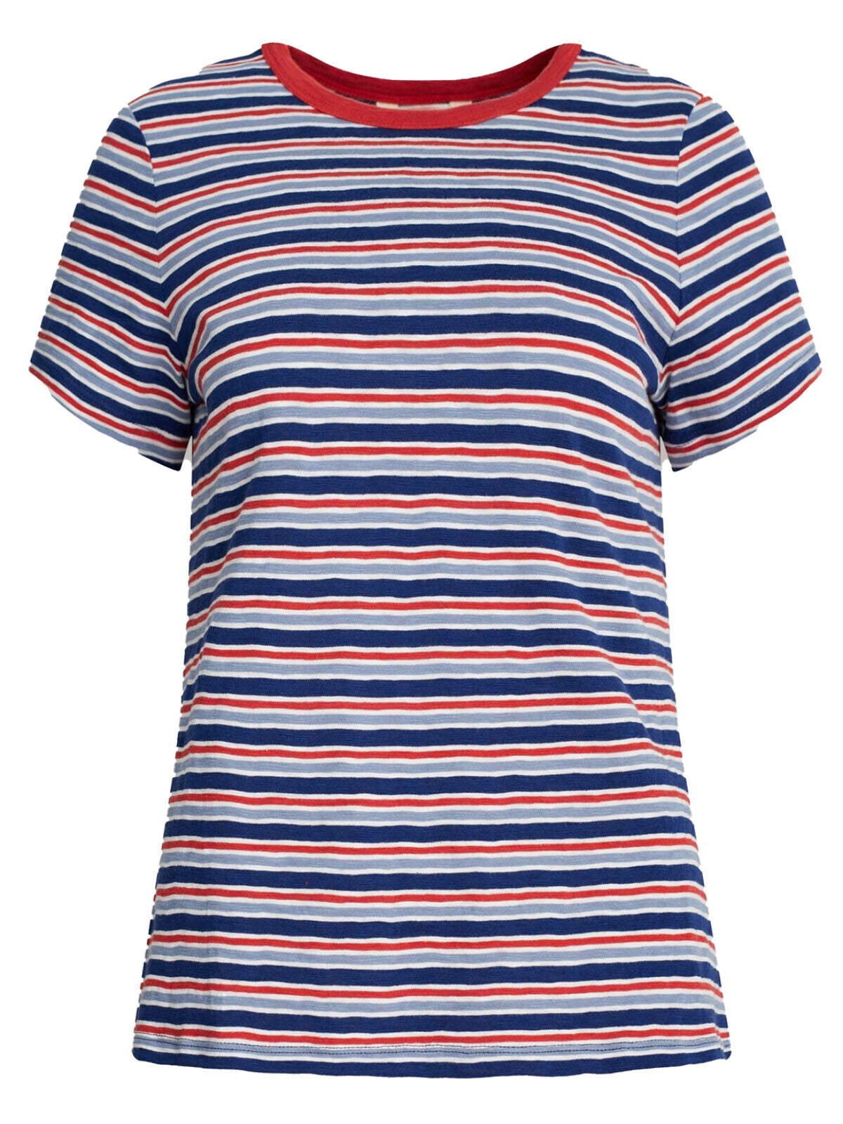 EX SEASALT Blue/Red Striped Reflection T-Shirt in Sizes 12, 14, 16, 18