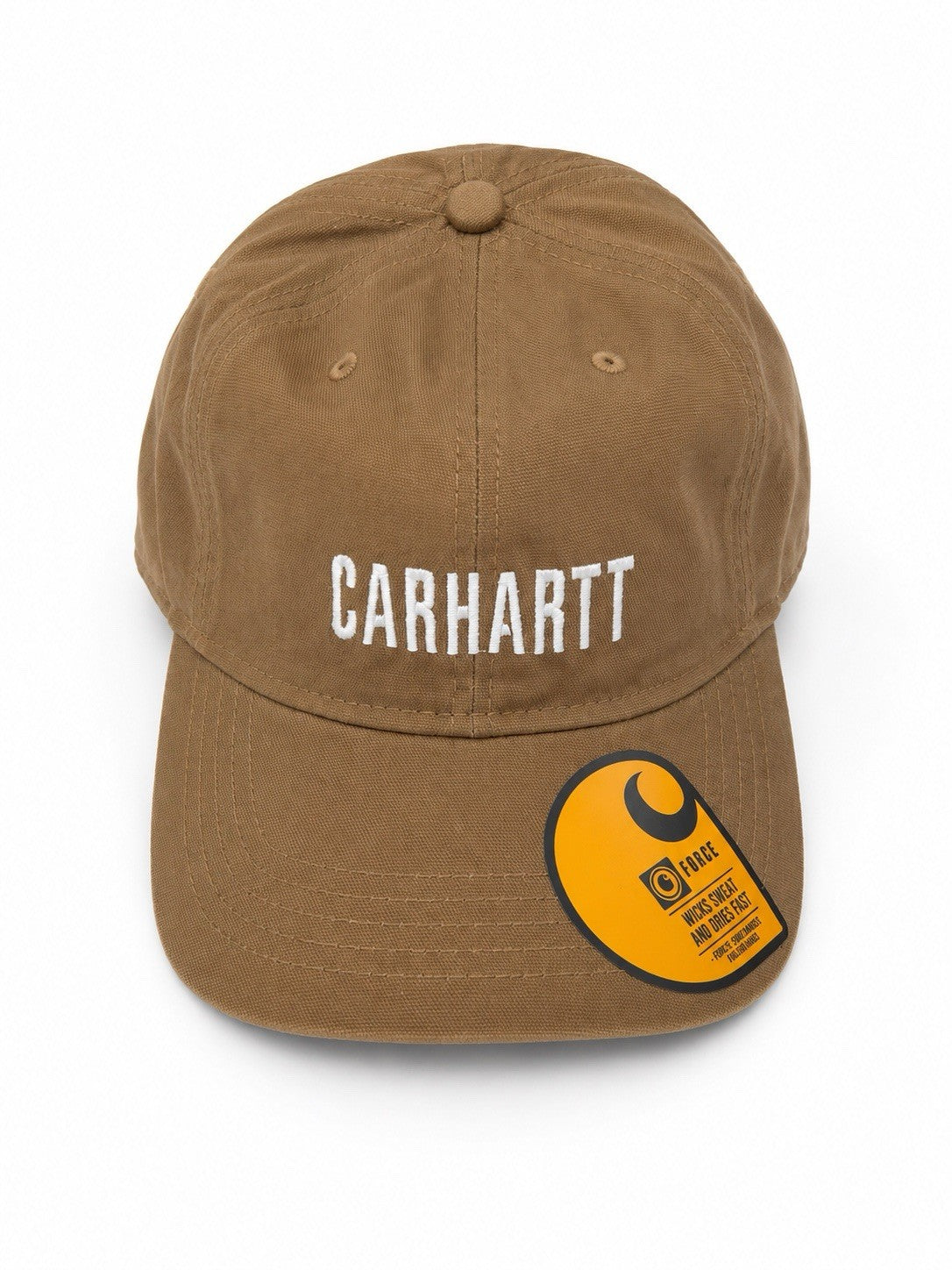 Carhartt Brown/White Cotton Cap Odessa Graphic SECONDS0