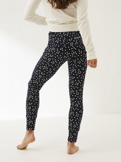 EX Fat Face Navy Ellie Spot Pyjama Lounge Pants Leggings 6 8 10 12 14 RRP £29.50
