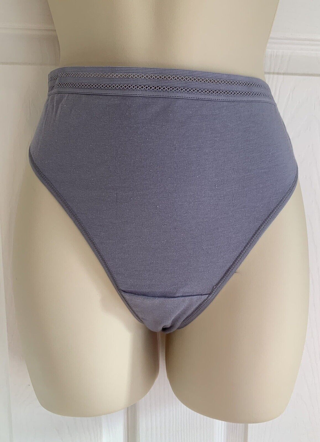 EX M*S Lilac Modal Cotton Blend No VPL Bikini Knickers in Sizes 24, 26, 28