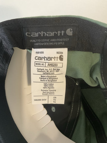 Carhartt Green Cotton Cap Odessa Canvas SECONDS3
