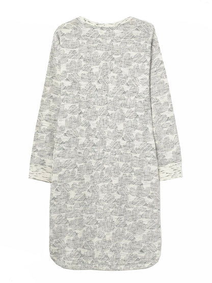 EX WHITE STUFF Grey Cloudy Day Sweater Dress in Size 12 RRP £552