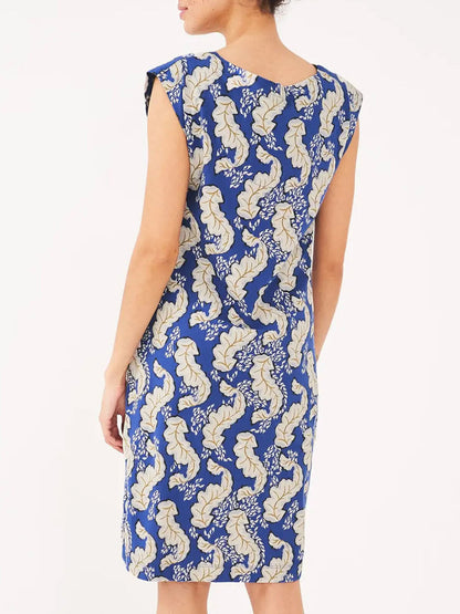 EX WHITE STUFF Blue Lena Fairtrade Dress Sizes 6, 8, 10, 12, 14, 18 RRP £55