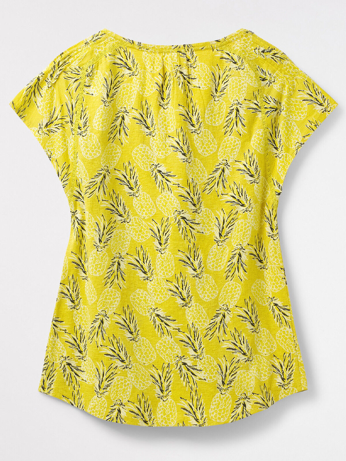 EX WHITE STUFF Yellow Raindance Jersey Tee in Sizes 10, 16, 18 RRP £37.50