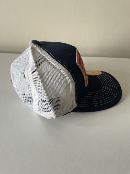 Carhartt Black Navy/White Canvas Mesh Back Outlast Patch Snapback Cap2