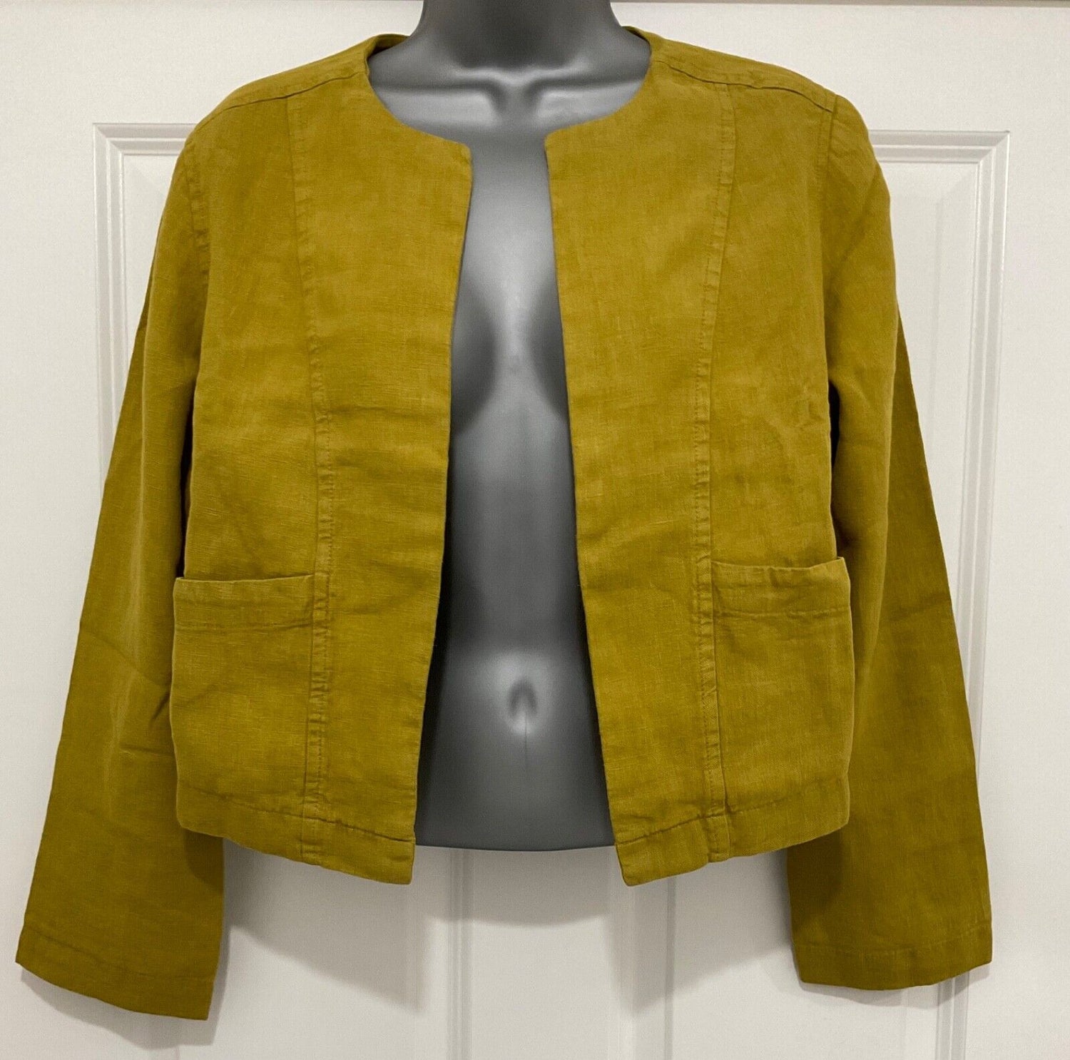 EX Seasalt Green Pear Country Lane Linen Jacket Sizes 8-18 RRP £75.95