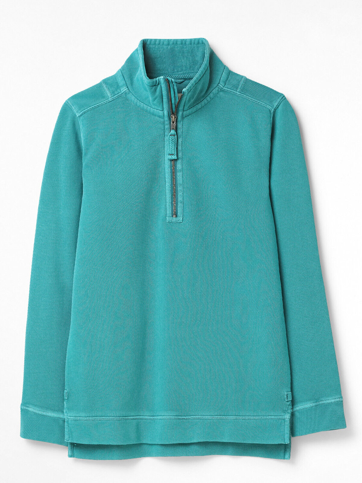 EX White Stuff Aqua Teal Pacific Half Zip Sweatshirt Sizes 12, 14, 16, 22 RRP£45