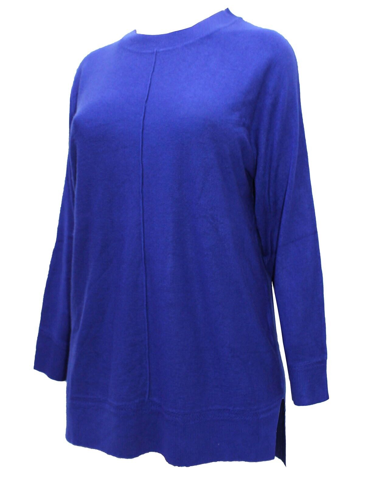 Curve Cobalt Front Seam Detail Knitted Jumper in Sizes 14-36