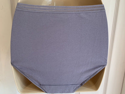 EX M*S Lilac Modal Cotton Blend No VPL Bikini Knickers in Sizes 24, 26, 28