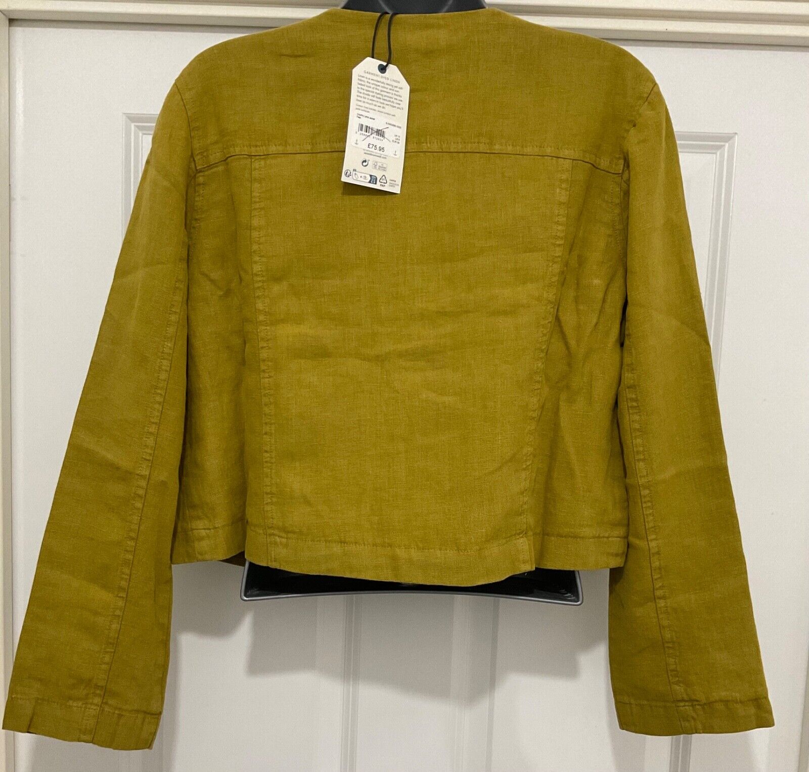 EX Seasalt Green Pear Country Lane Linen Jacket Sizes 8-18 RRP £75.95