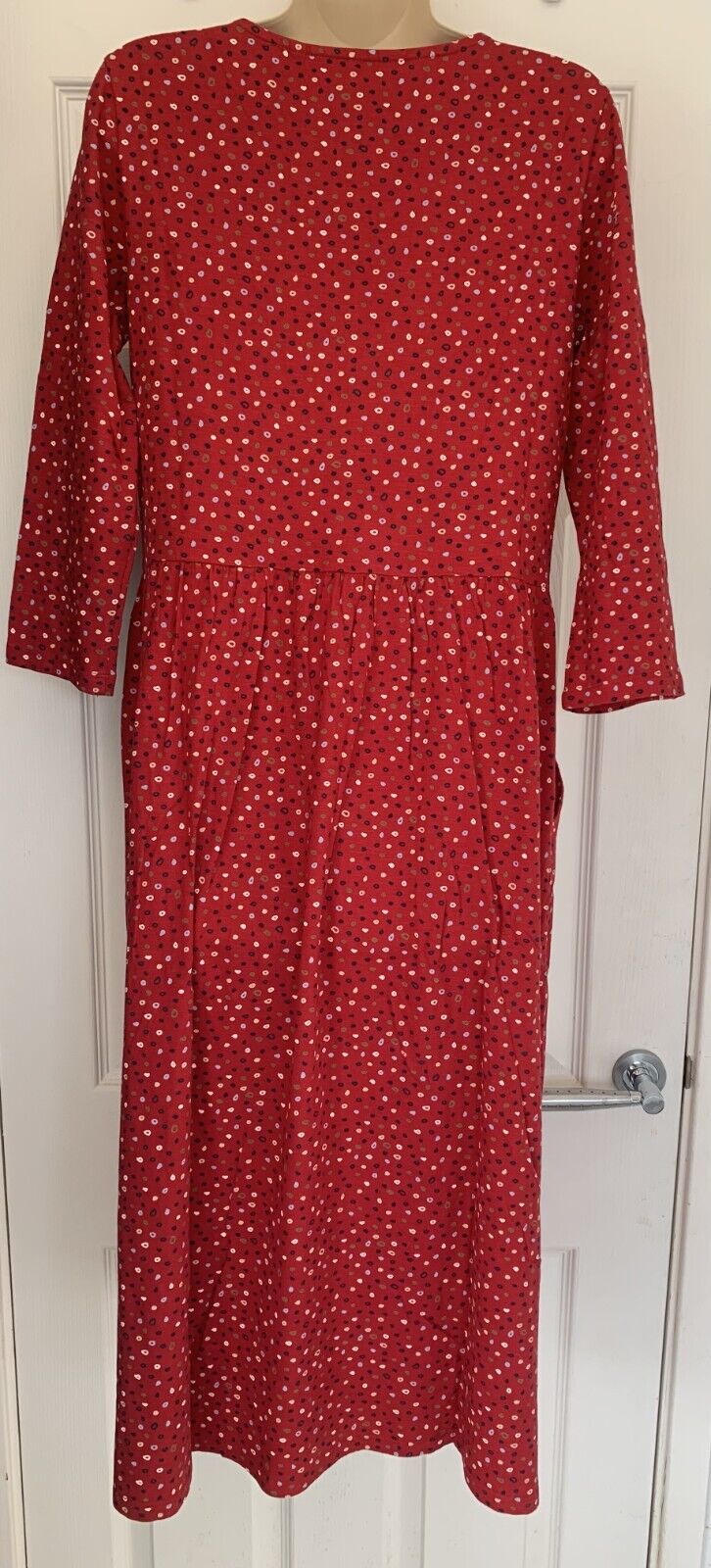 EX Seasalt Red Dotty Guelder Rose Dress Sizes 8 10 12 14 16 18 22 26/28 RRP £70