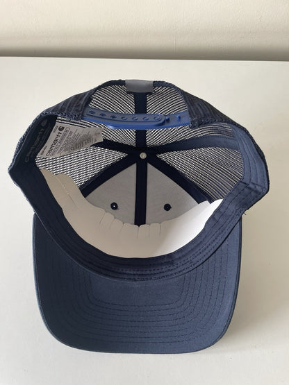 Carhartt Navy Canvas Mesh Back Outlast Patch Snapback Cap5
