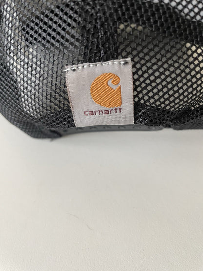 Carhartt Black Force Canvas Mesh Back Graphic Logo Workwear Cap4