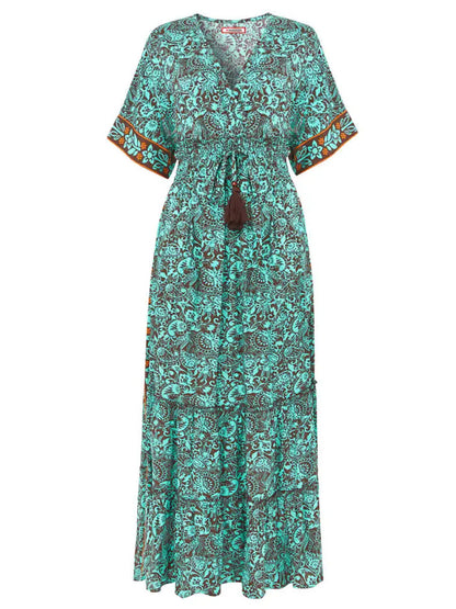 Joe Browns Green Solana Summer Boho Maxi Dress Sizes 10, 12, 14, 16, 18 RRP £68