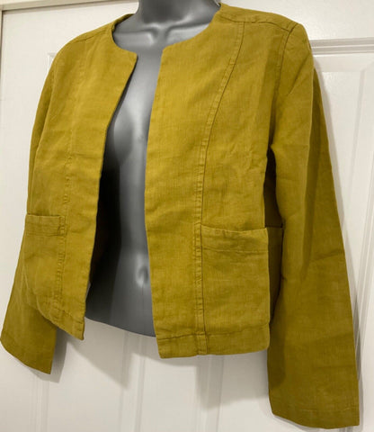 EX Seasalt Green Pear Country Lane Linen Jacket Sizes 8-18 RRP £75.95