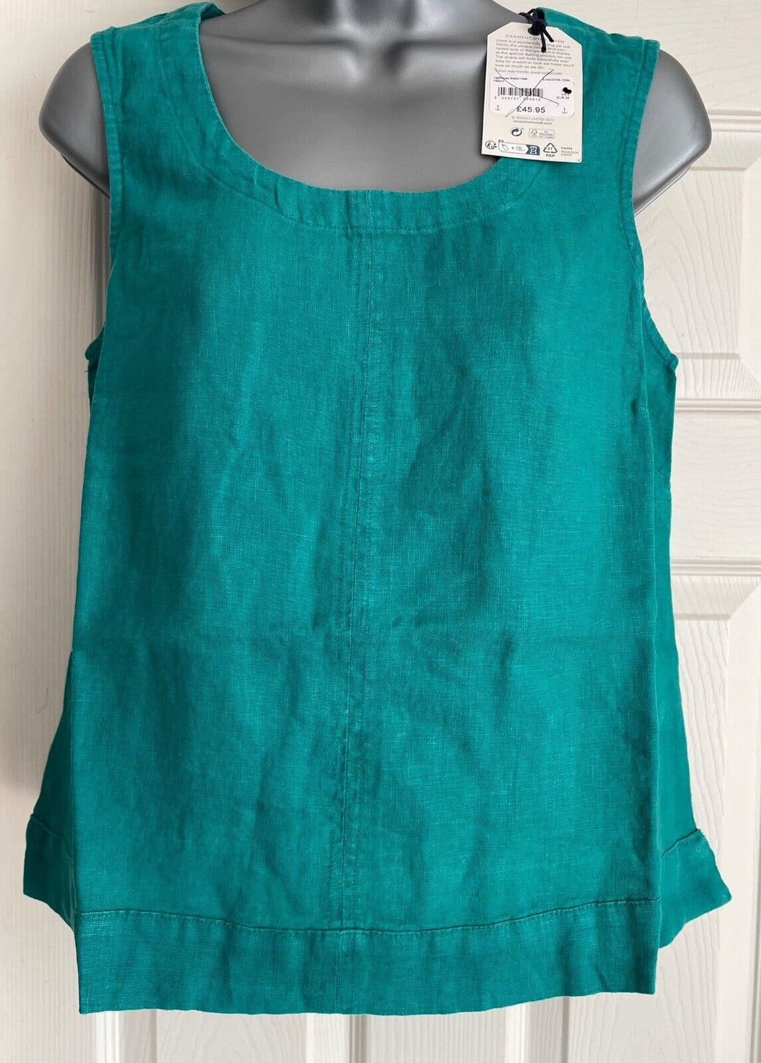 EX Seasalt Lighthouse Helford Station Linen Vest Top Sizes 8-20 RRP £45.95